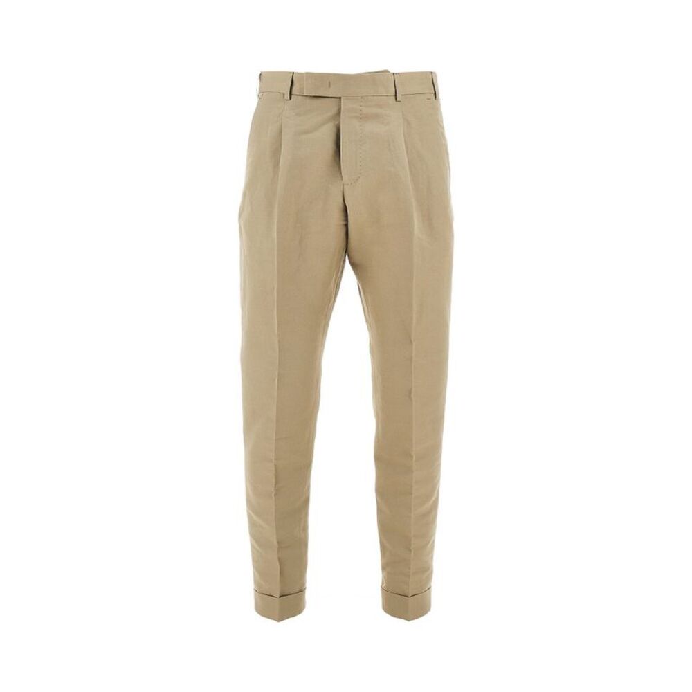 Pt Torino Men Cotton And Linen 'Rebel Fit' Pants